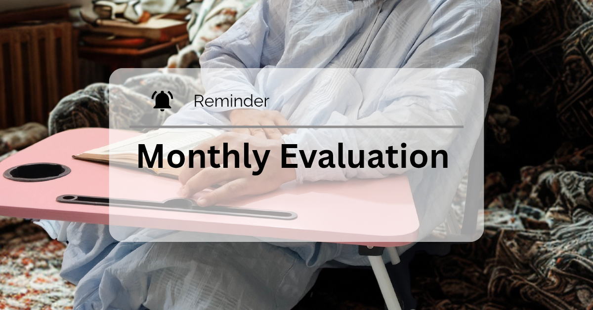 Monthly Tafseer Class Evaluation